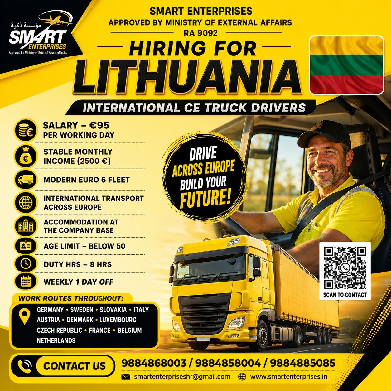 Lithuania — CE Truck Drivers