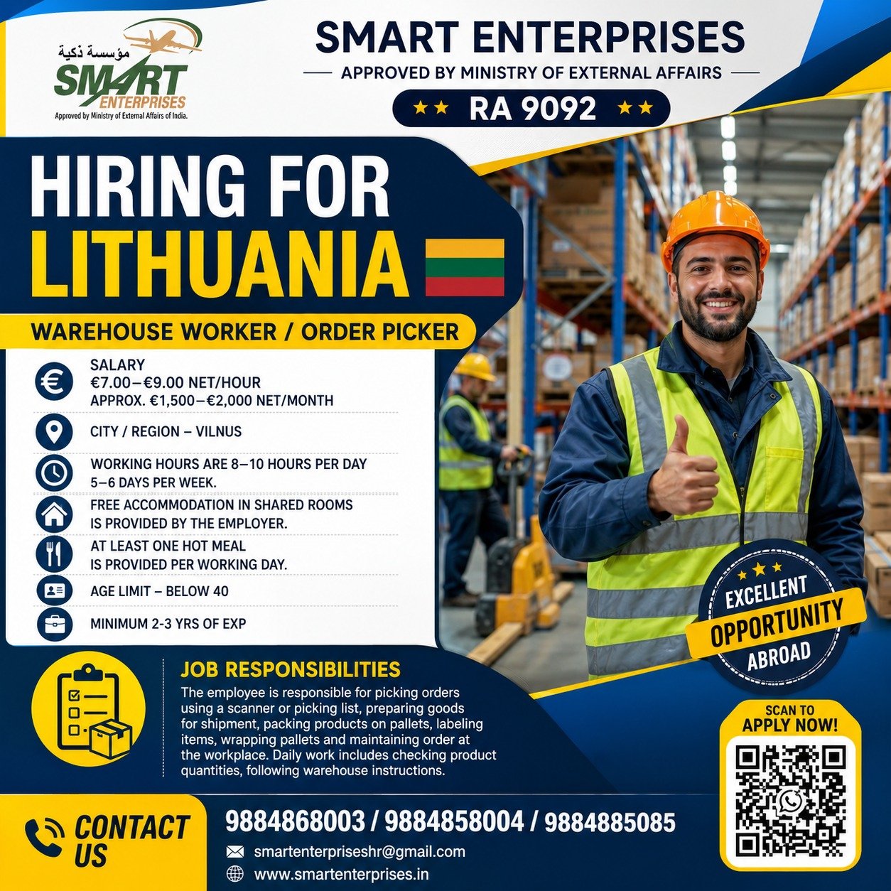 Lithuania — Warehouse Worker