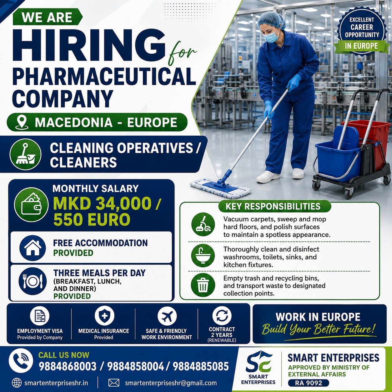 Macedonia — Cleaning Operatives