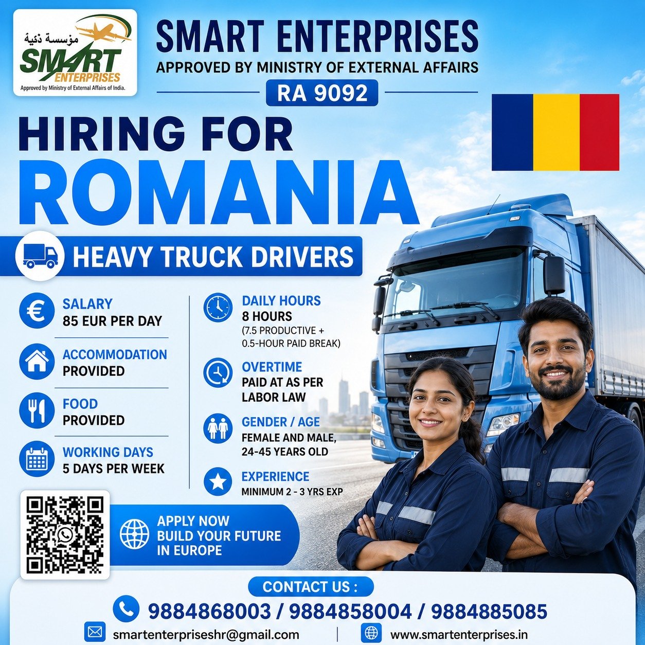 Romania — Heavy Truck Drivers