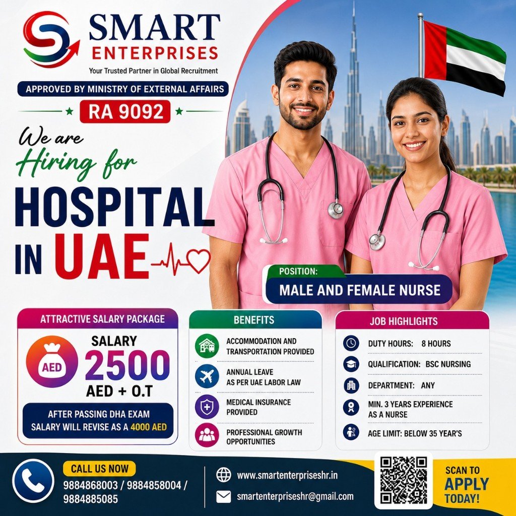 UAE — Male and Female Nurse
